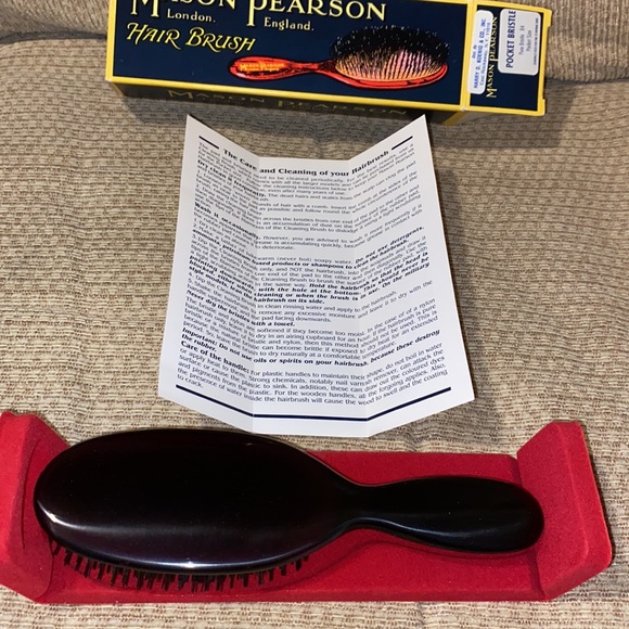 🎉❤️Host Pick❤️🎉 NWT Mason Pearson Pure Bristle Pocket Brush - Picture 5 of 12